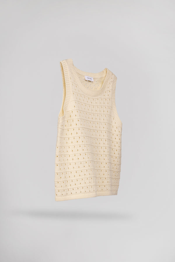 Teddy Smith Top T-BRANDA MIDDLE WHITE