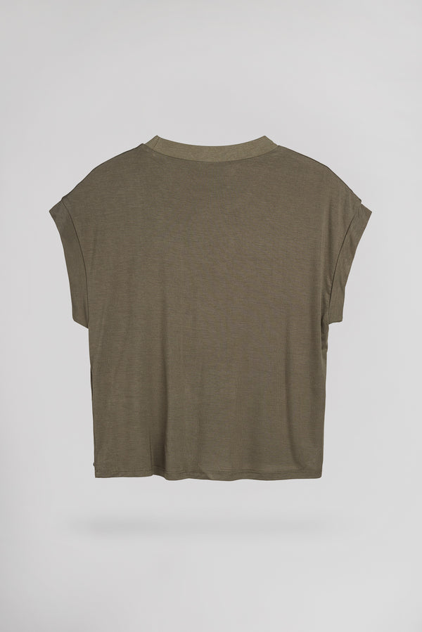 Teddy Smith Top T-IRO TURBULENCE KAKI