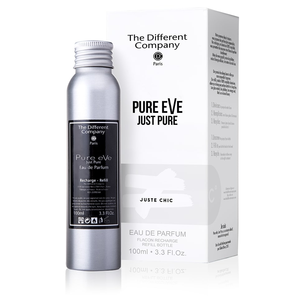 the different company Pure eve Just Pure Flacon ressource 100ml