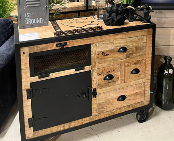 The Home Deco Factory Bahut En Manguier AGM 7 En 110