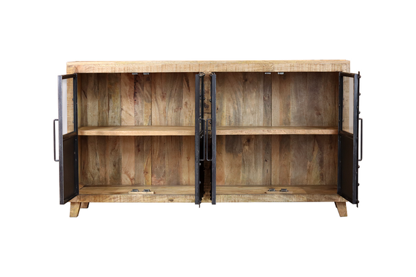 The Home Deco Factory Bahut Manguier Et Métal PH-007