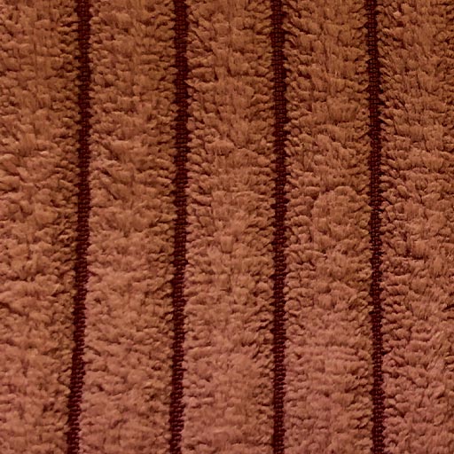 The Home Deco Factory Canapé 3 Places Tissu Côtelé Rouille MOON