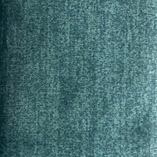 The Home Deco Factory Canapé 3 Places Velours Bleu Pétrole 204cm HAS