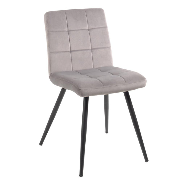 The Home Deco Factory Chaise Gris CHAFRAGRIS-LOT DE 2