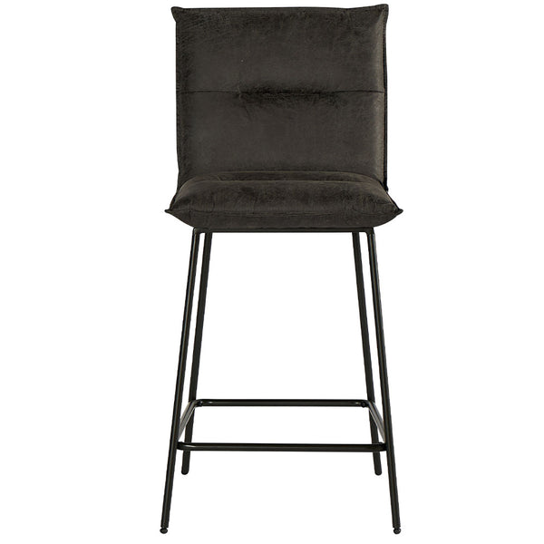 The Home Deco Factory Chaise Ilot Gris CHAILO 100GRI-LOT DE 2