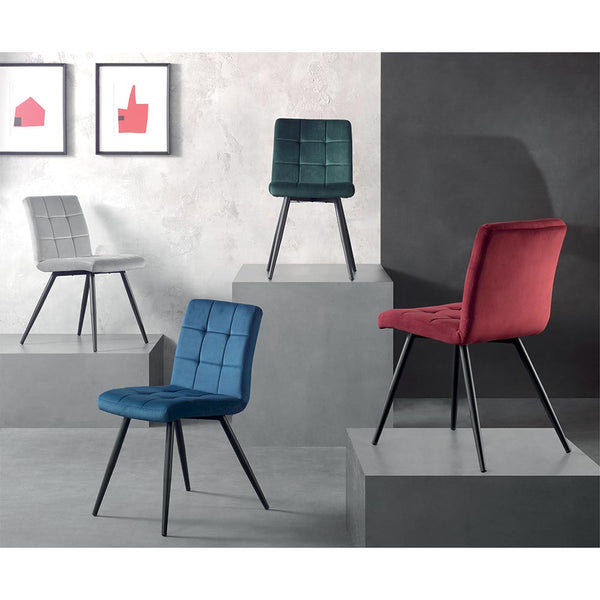 The Home Deco Factory Chaise Moutarde CHAFRAMOUN-LOT DE 2