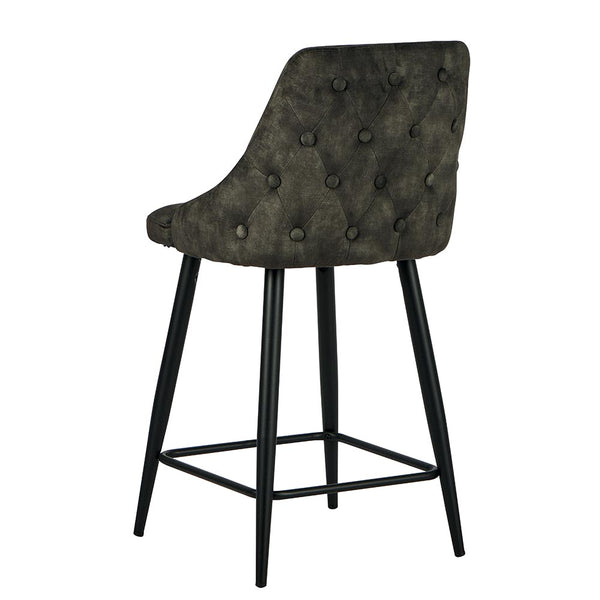 The Home Deco Factory Chaises îlot Kaki CHAILOUKAK-LOT DE 2