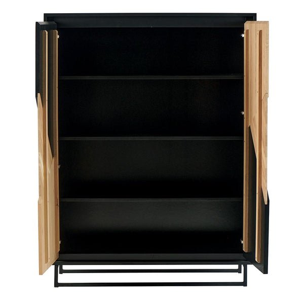 The Home Deco Factory Enfilade 2 Porte En Chêne Blanchi AMBENF2P