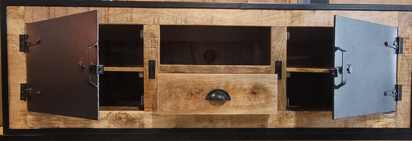 The Home Deco Factory Meuble TV Manguier Et Métal L160 AGM7