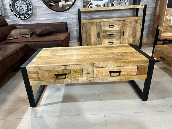 The Home Deco Factory Table Basse En Manguier IRONTB