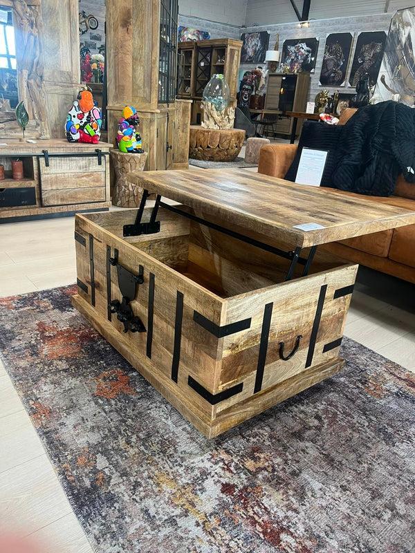 The Home Deco Factory Table Basse En Manguier MBC 90