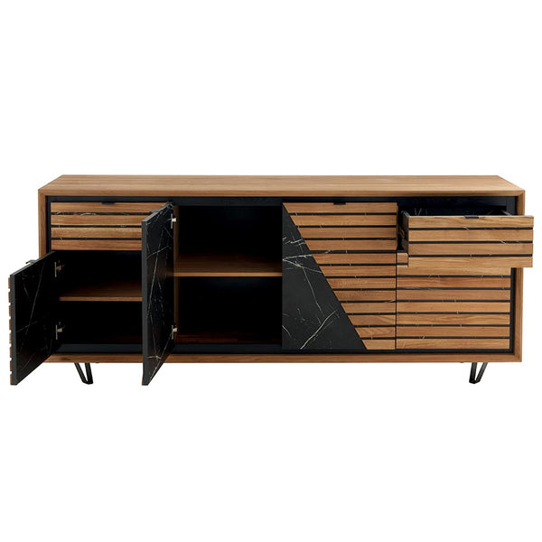 The Home Deco Factory Bahut En Chêne RIVEBAH42