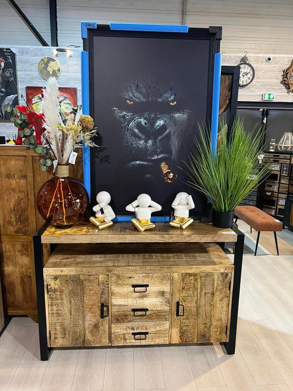 The Home Deco Factory Bahut En Manguier IRONBAH13