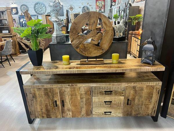 The Home Deco Factory Bahut En Manguier IRONBAH20