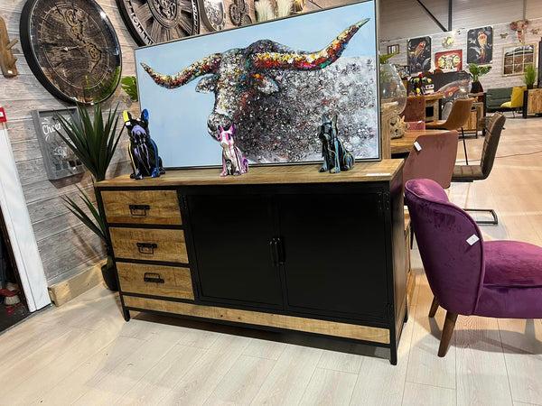 The Home Deco Factory Bahut En Manguier ONYXBAH 16