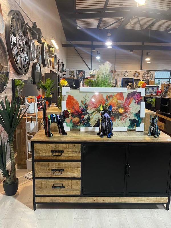 The Home Deco Factory Bahut En Manguier ONYXBAH 16