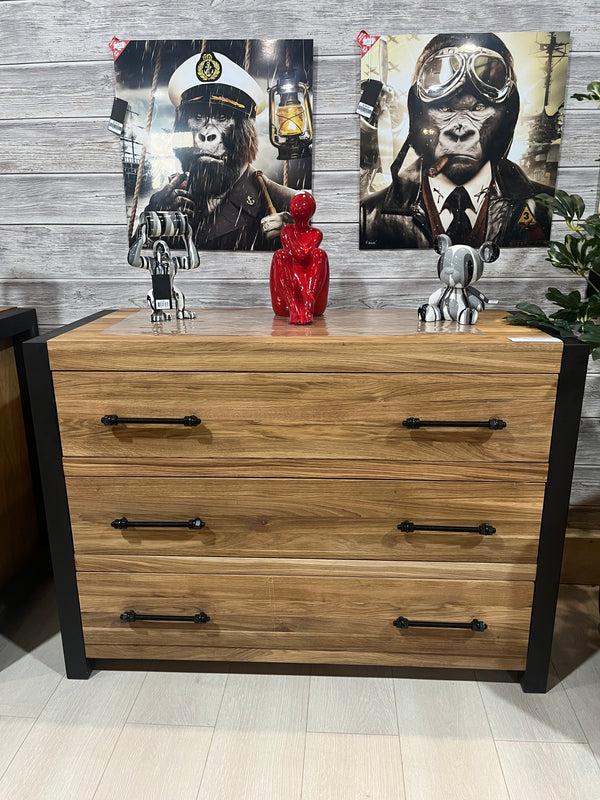 The Home Deco Factory Commode En Chêne ADAMCOM 3