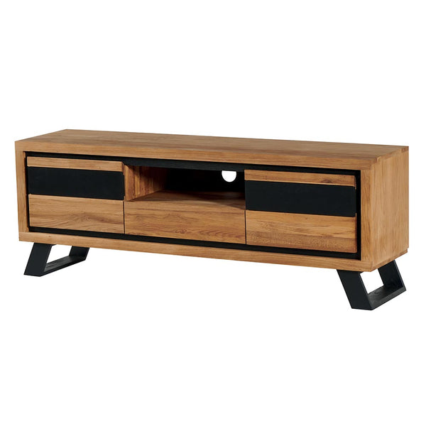 the home deco factory Meuble TV en Chêne MISSTV160