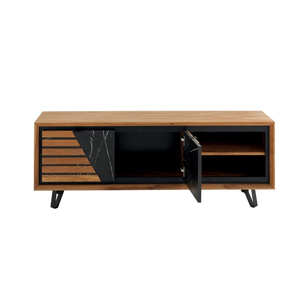 The Home Deco Factory Meuble TV En Chêne RIVETV150