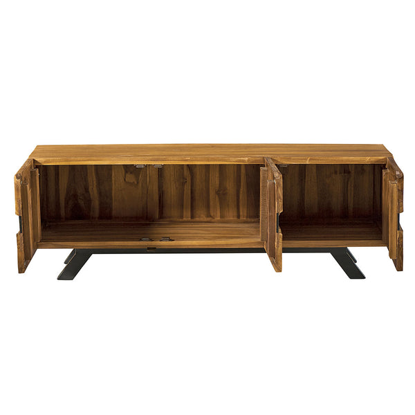 The Home Deco Factory Meuble TV En Teck VENUSTV