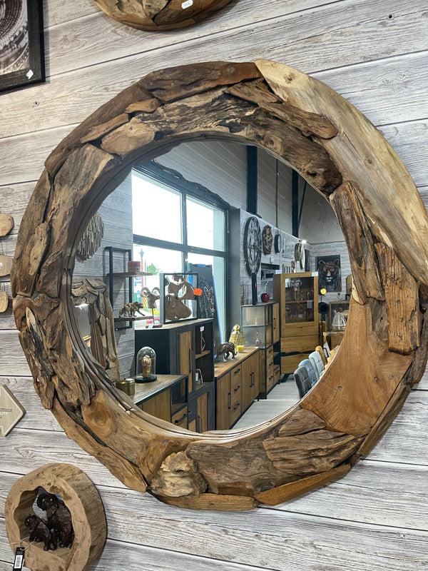 The Home Deco Factory Miroir En Teck MIRO 100