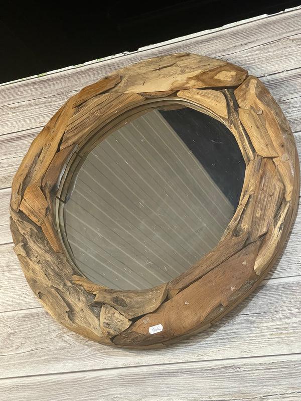 The Home Deco Factory Miroir En Teck MIRO 60