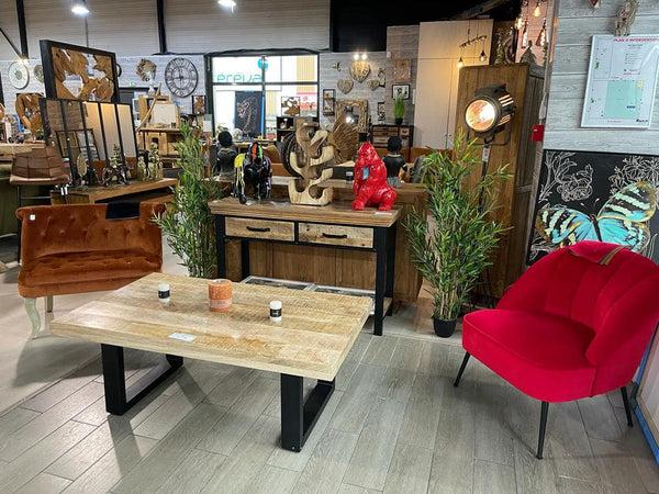 The Home Deco Factory Table Basse En Manguier 5019