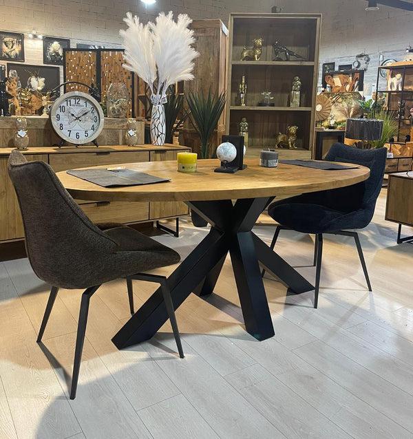 The Home Deco Factory Table Ovale En Teck BAITA220