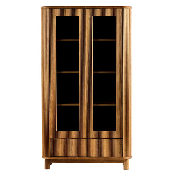 The Home Deco Factory Vitrine En Chêne WOOINVIT