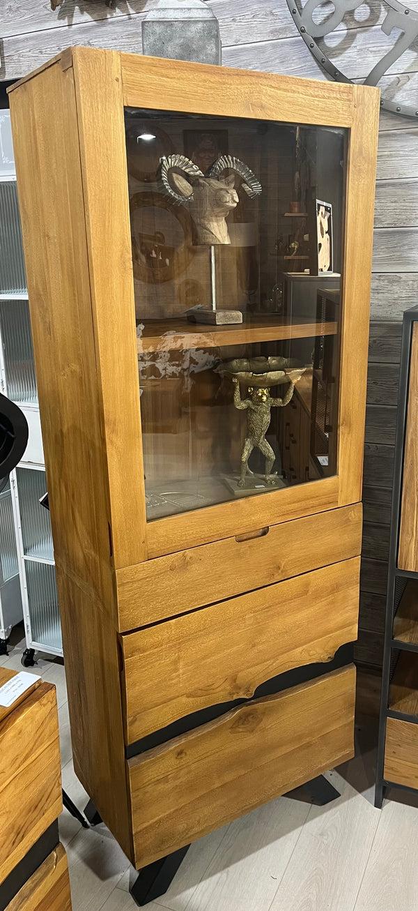 The Home Deco Factory Vitrine En Teck VENUSETA