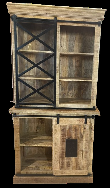 The Home Deco Factory Vitrine En Manguier Massif JUPITER-210