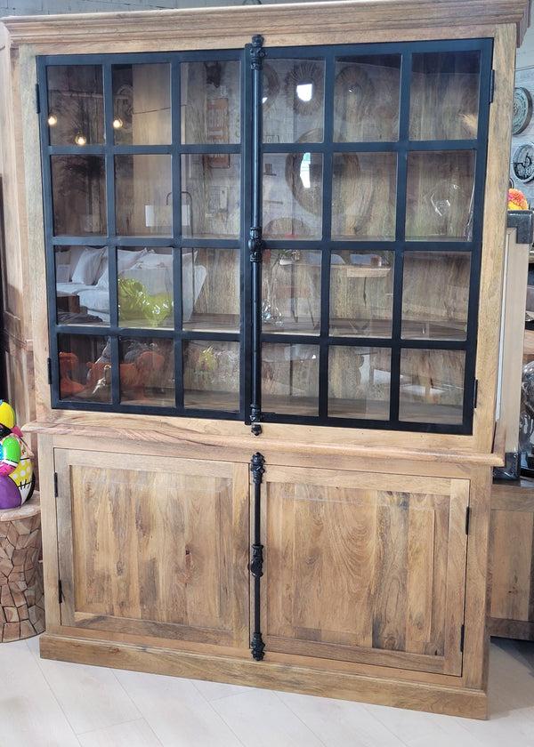 The Home Deco Factory Vitrine En Manguier Massif RANCH 214