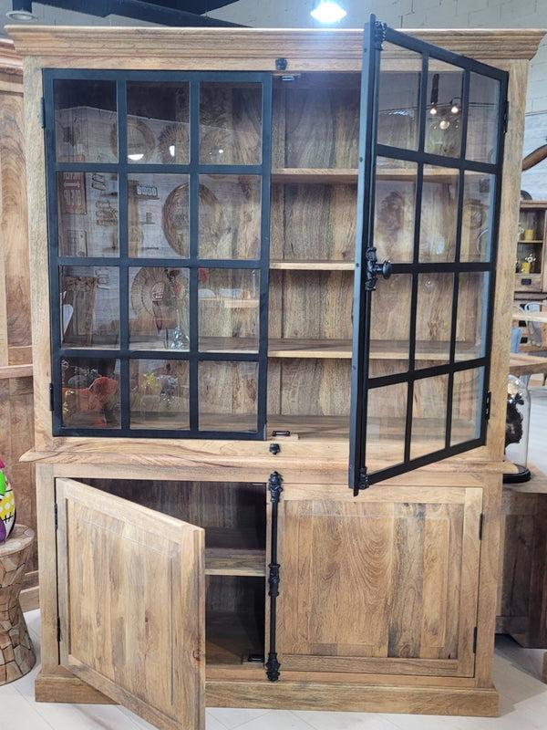 The Home Deco Factory Vitrine En Manguier Massif RANCH 214