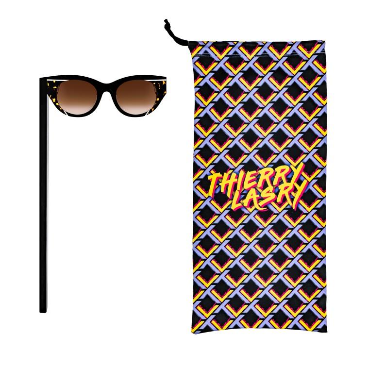 thierry lasry MURDERY Handheld Masquerade Mask Noir