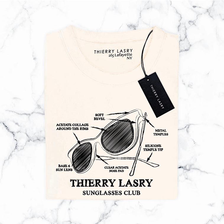 Thierry Lasry THIERRY LASRY "MERCY" SUNGLASSES CLUB T-SHIRT Small