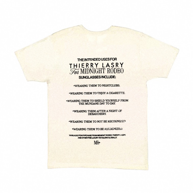 Thierry Lasry THIERRY LASRY X MIDNIGHT RODEO T-SHIRT - WHITE Small