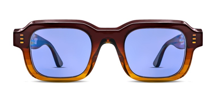 Thierry Lasry THIERRY LASRY X MIDNIGHT RODEO "VENDETTY" Gradient Midnight Brown & Orange