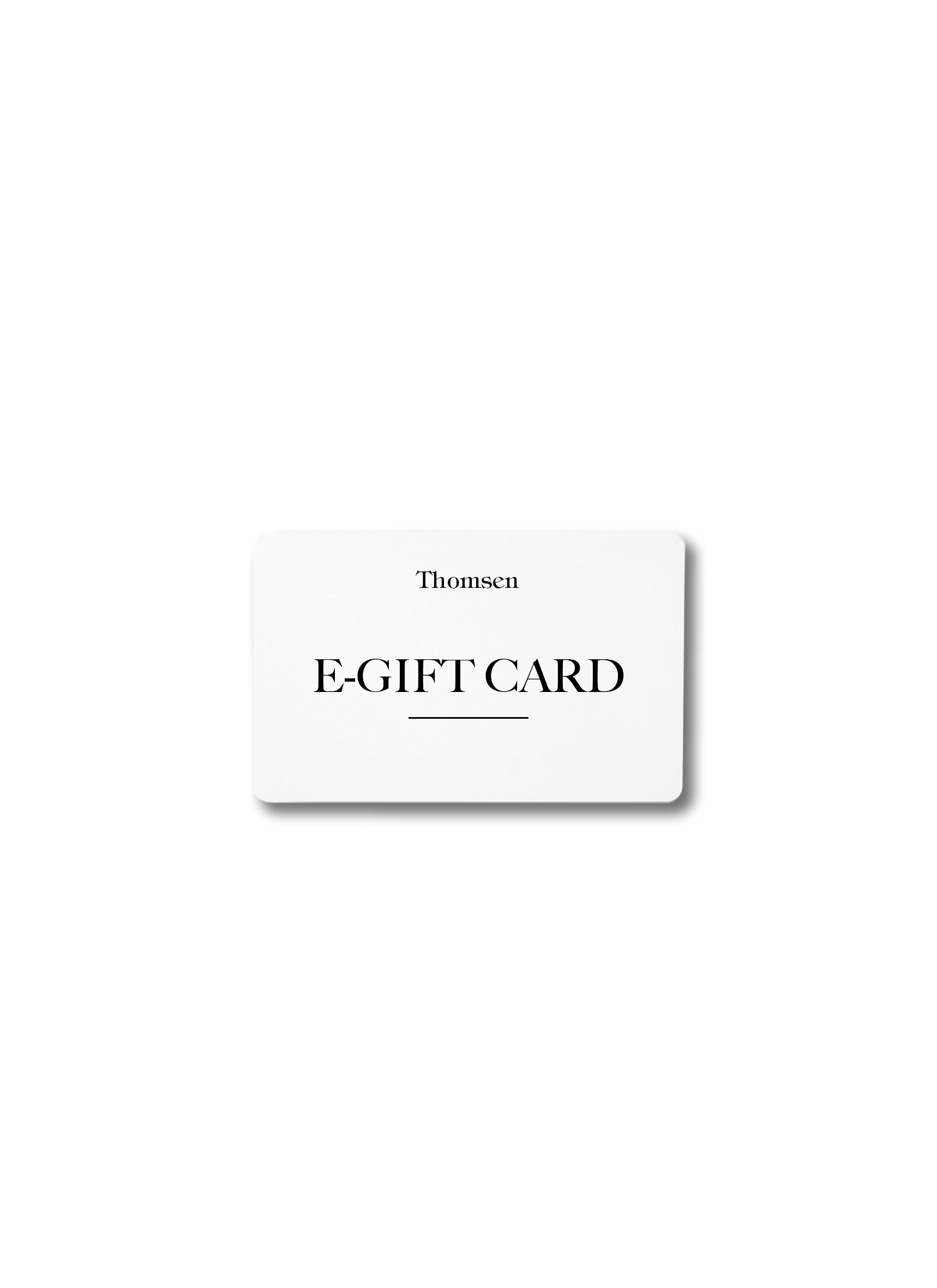 thomsen E-CARTE CADEAU