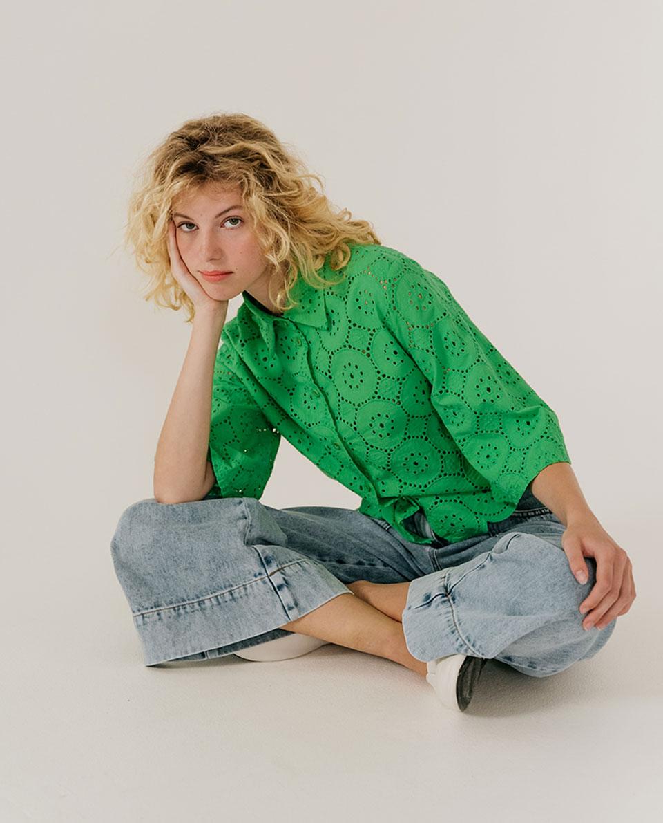 tinsels Chemise ANOUCK – COTTAGE Menthe