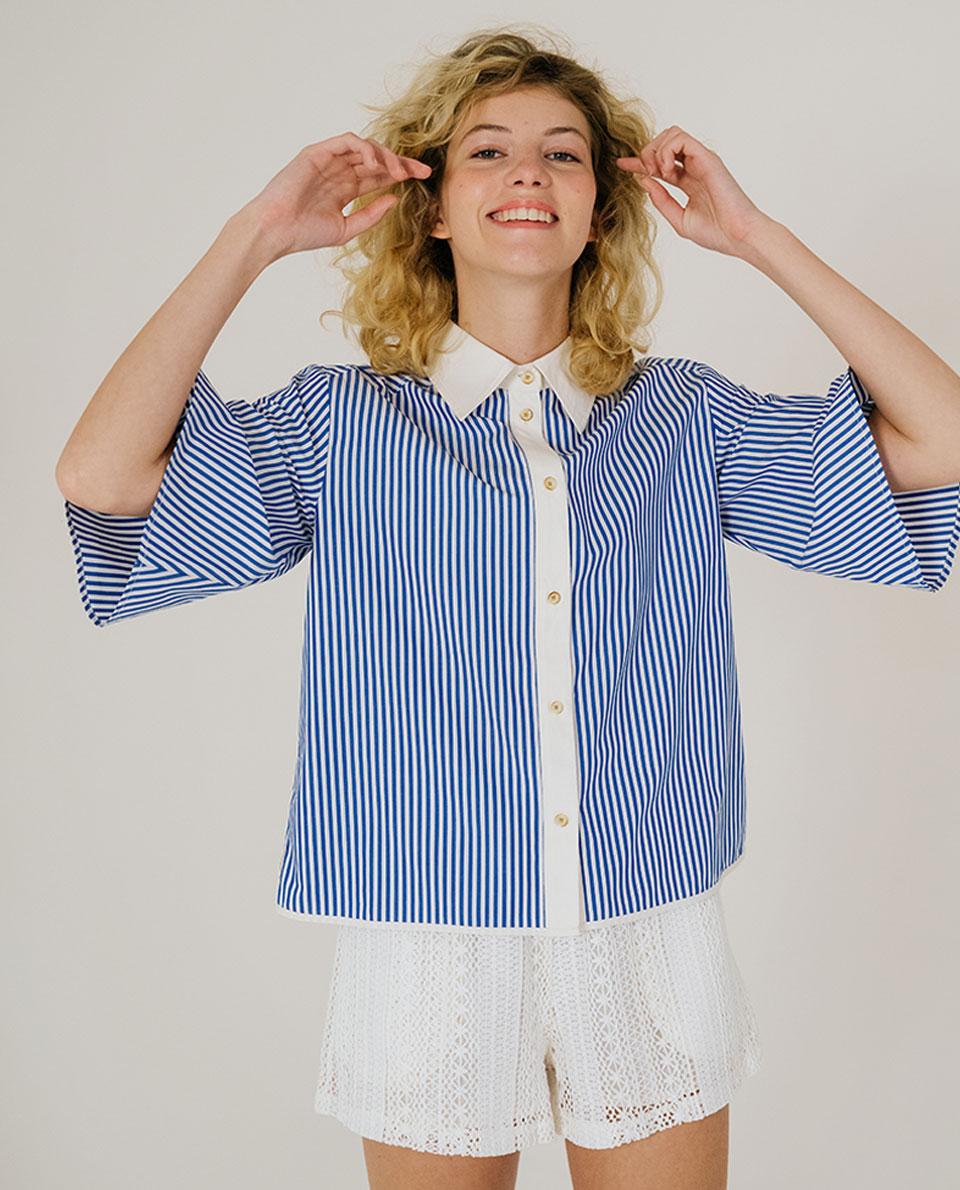 Tinsels Chemise COSTA – AIRPLANE Marine