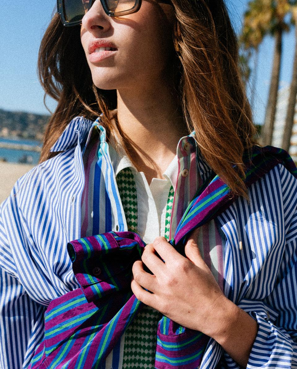 tinsels Chemise WYOMING – AIRPLANE Marine