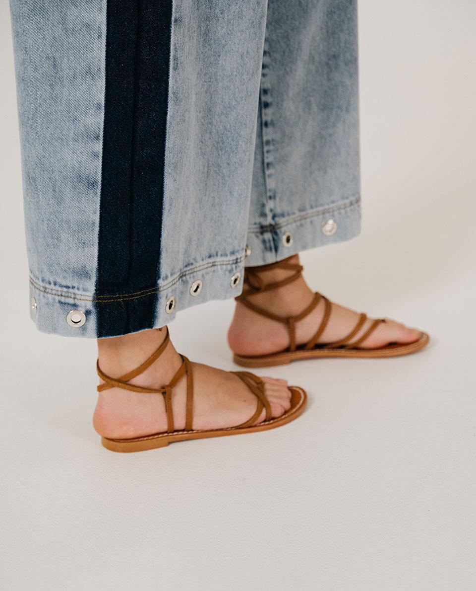 Tinsels Denim XULU – ON BLUE Œillets