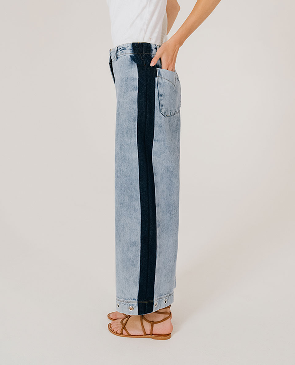 tinsels Denim XULU – ON BLUE Œillets