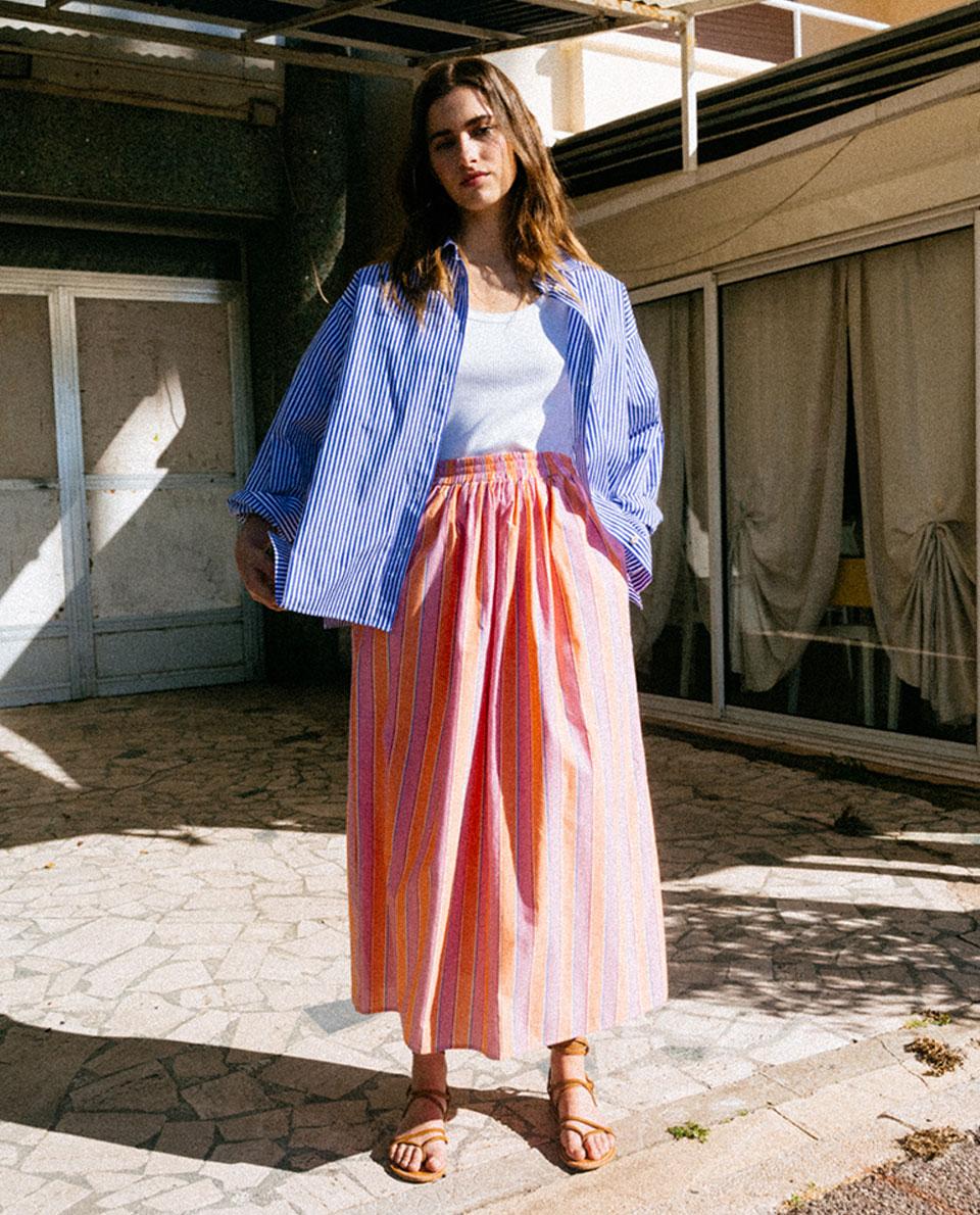 tinsels Jupe CHRISTIE – THE SEA Mandarine