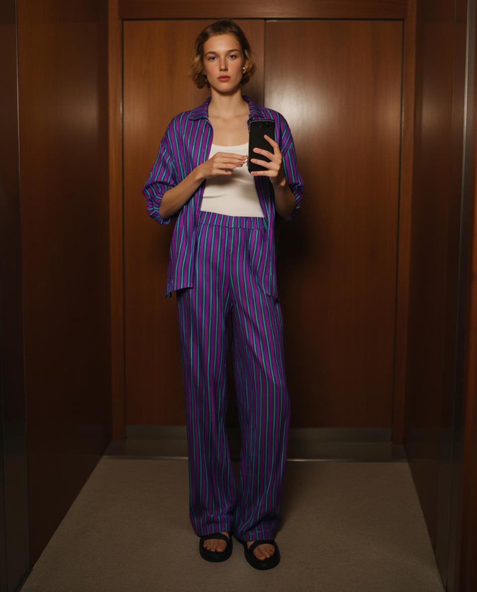 tinsels Pantalon PAKOLM – FARNIENTE Purple