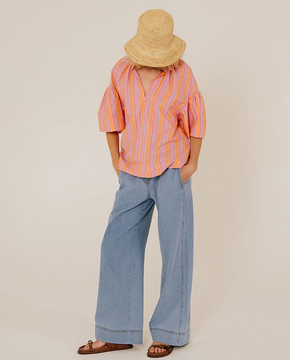 Tinsels Top CHEIK – THE SEA Mandarine