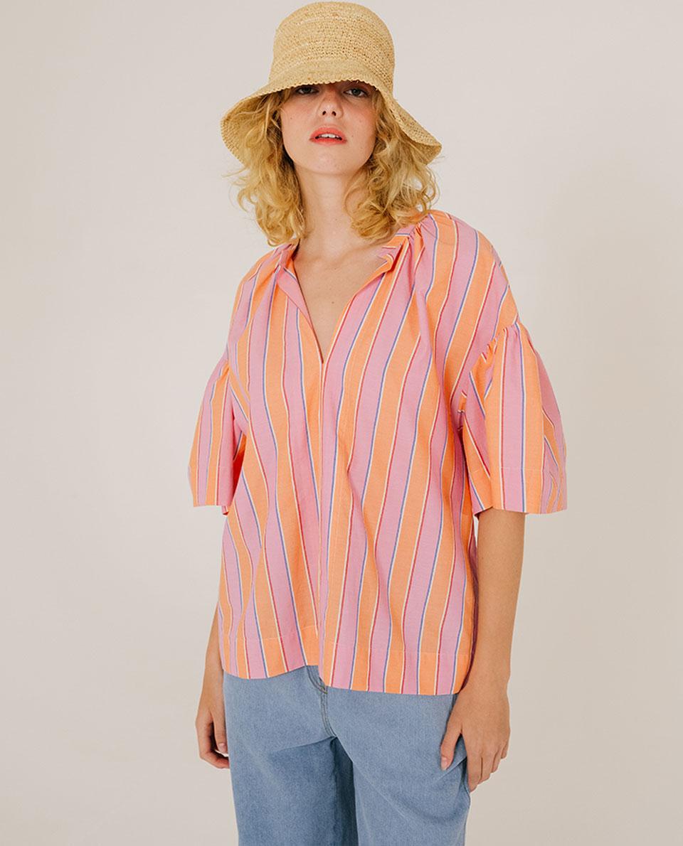 tinsels Top CHEIK – THE SEA Mandarine