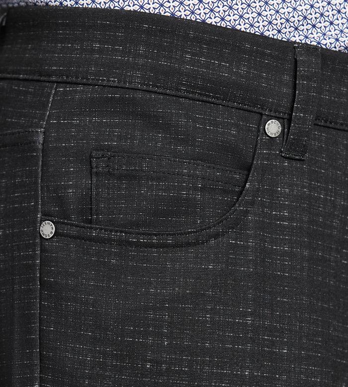 Tip Top Modern Fit 4-way Stretch 5-Pocket Shadow Check Casual Pant