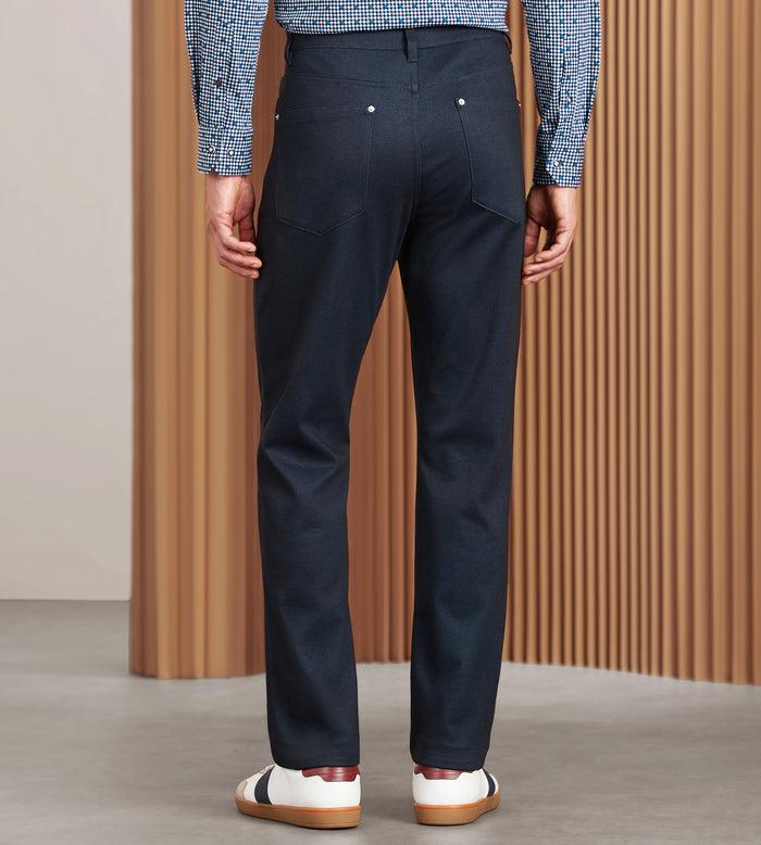 Tip Top Modern Fit Five-Pocket 360 Stretch Knit Casual Pants