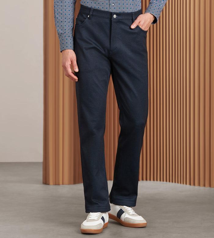 tip top Modern Fit Five-Pocket 360 Stretch Knit Casual Pants